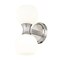 Z-Lite Artemis Wall Sconce, 2-Light, 6.5 In.W x 5 In.L x 10.75 In.H, Brushed Nickel/Matte Opal 494-2S-BN - alternate 7